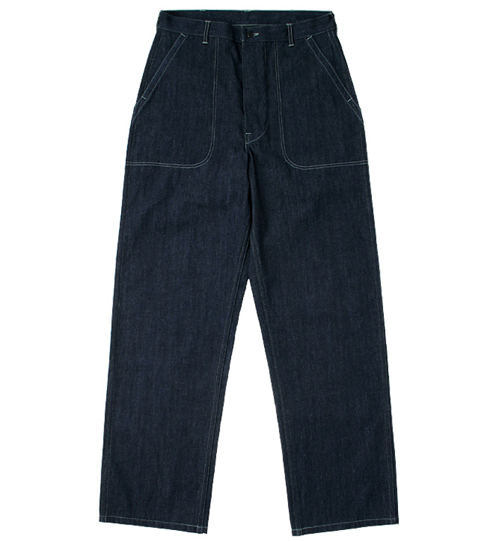  US NAVY M-44 Denim Trousers, Light Blue Sewing Thread Model, Repro.(M.O.C.)