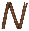SCOVILL, 60s, #5, Brown Zipper, 101cm