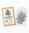US Army Metal Buttons 13.7mm, Packed 30pcs