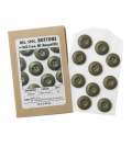 BDU Button, Olive Green, 18.8mm, Packed 10pcs