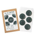 Sage Green Buttons, 28.2mm, Packed 5pcs