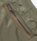 EX: Crown Zip on the L-2 Sleeve Pocket 
