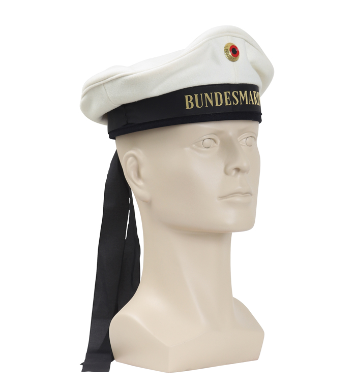 送料無料限定セール中 ＢＷドイツ軍 連邦軍 海軍 セーラー 水兵帽 ドナルドダック帽 ５６ｃｍ 実物