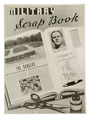 US WWII ݥMILITARY SCRAP BOOK - THE RANGERS / ʪ˾