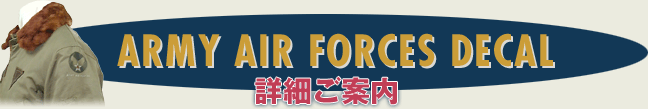 ARMY AIR FORCES DECAL ڍׂē