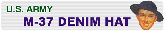 US ARMY M-37 Denim Hat