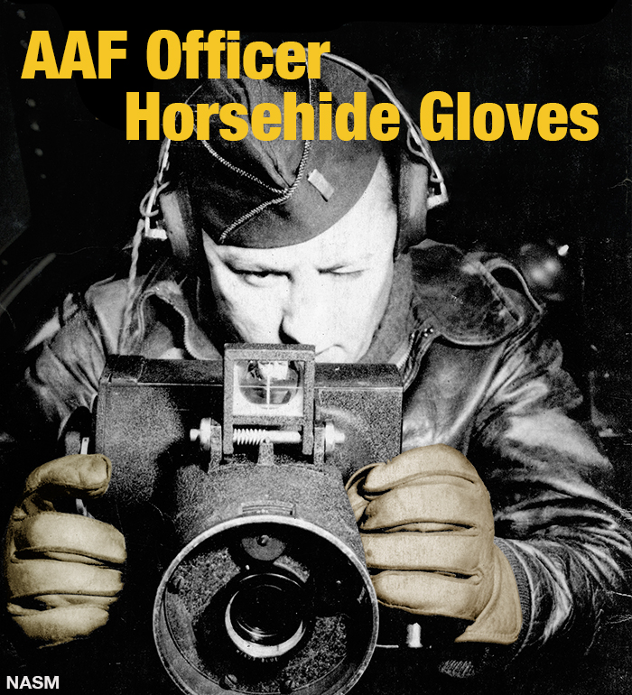 US AAF M42 Officer Horsehide Gloves, Repro.(M.O.C.)
