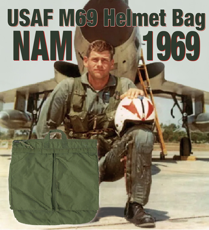 NAM M69 USAF Helmet Bag, Repro.(M.O.C.)