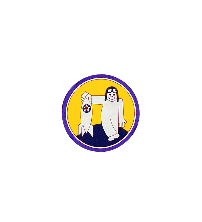 AAF Squadron Patch, Hand Painted, 17th Bombardment