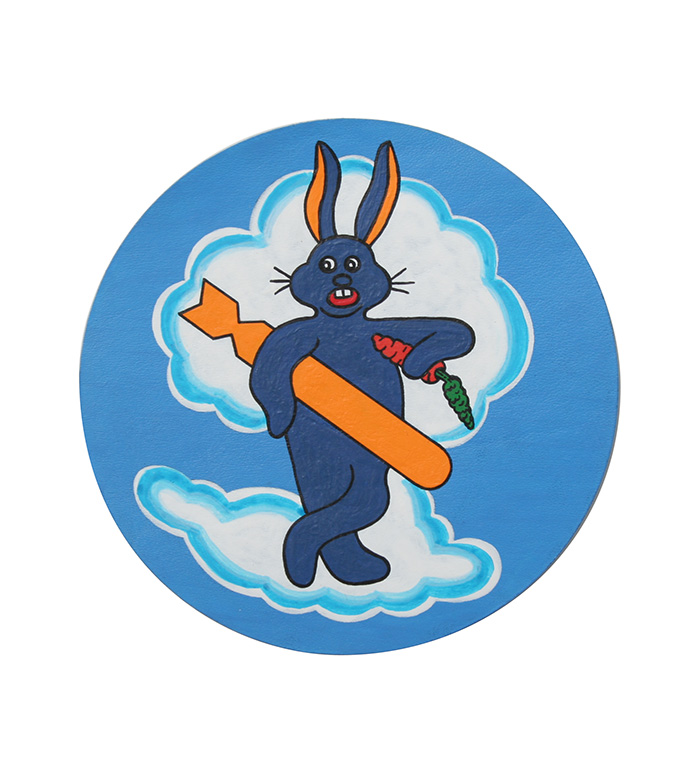 AAF Squadron Patch, Hand Painted, 324th Bombardment (Memphis Belle)