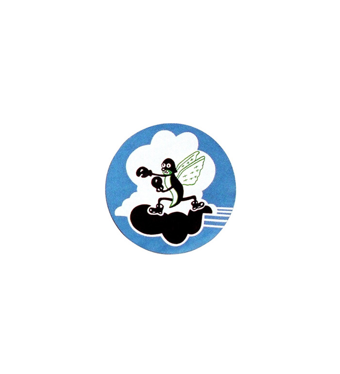 AAF Squadron Patch, Hand Painted, 369th Bombardment