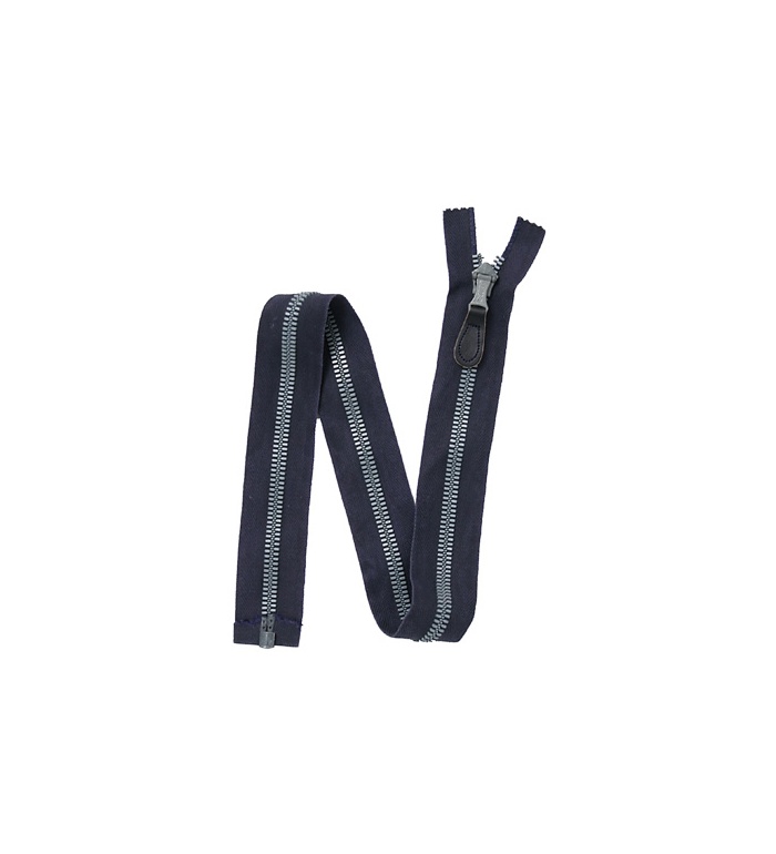 Crown, 2nd Model(M-51), #10, Separating Zipper, Spring Pinlocking, AF Blue(dyed) Tape, 73cm, NOS