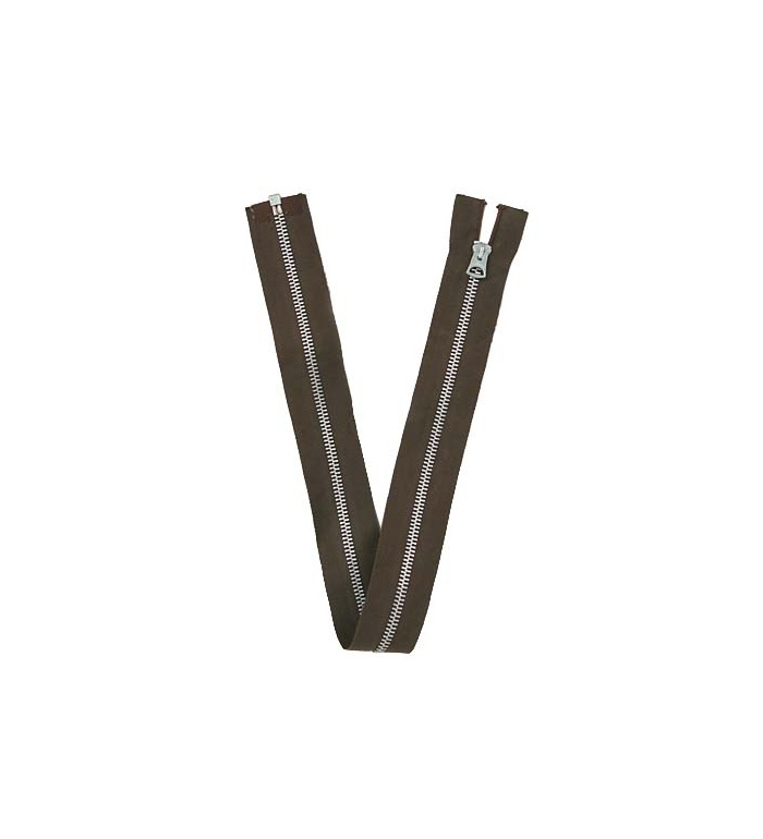 Conmar, 50-60s, Aluminium, Separating Zipper, Interlocking, Seal Brown Tape, NOS 