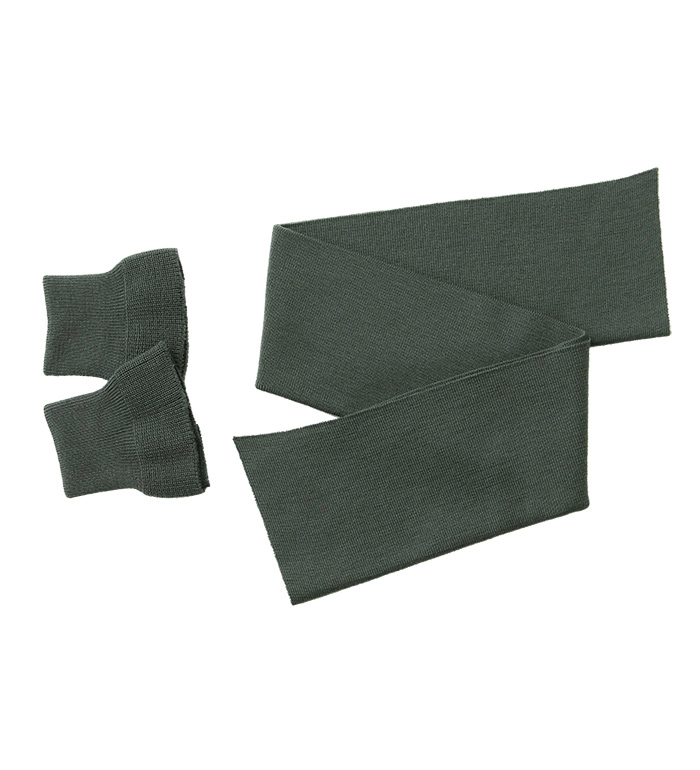 Cuff & Waistband Knit Set, 60-70s Sage Green, Repro.(M.O.C.)