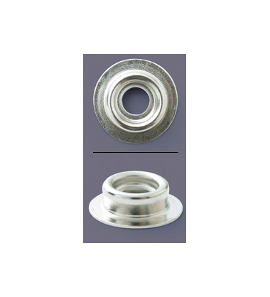 US Mil. Spec. Press Studs, AF Blue, Nickel Silver, D: 0.6