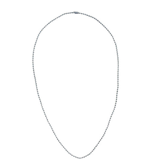 US GI Dog Tag Bead(Ball) Chain, Long(24)