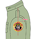 Position on M65 Field Jacket