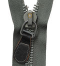 Interlocking Slider, w/Leather Tag