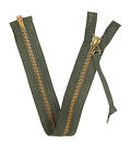 70s Scovill Brass Zipper #10, OD