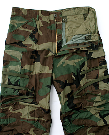 US(米軍) M-65 ウッドランドカモ フィールドパンツ/DLA89年/M-R