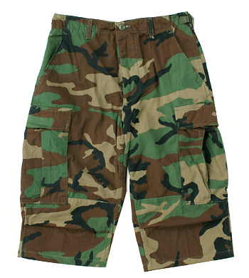 ウッドランド　ショーツ　迷彩　80s 80s 米軍 U.S.ARMY ウッドランドカモ カーゴ ショートパンツ カスタム