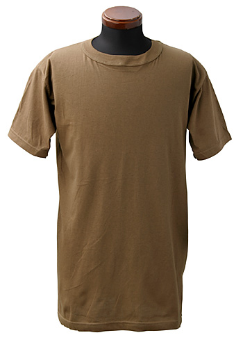 【デッドストック】 米軍 タートルネック L/S Tシャツ ブラウン ミリタリー