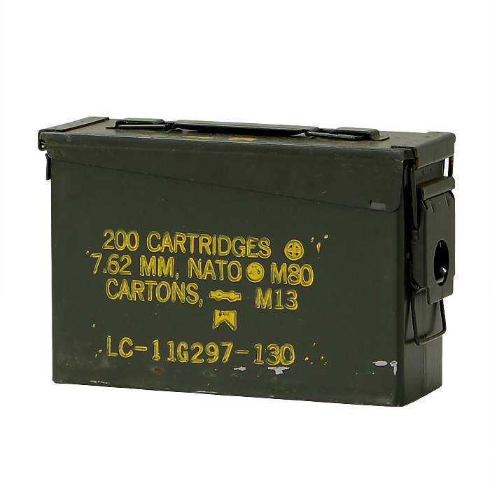 US(米軍)現用 AMMO BOX(弾薬箱)/30 Cal(7.62mm)弾用/マーキング