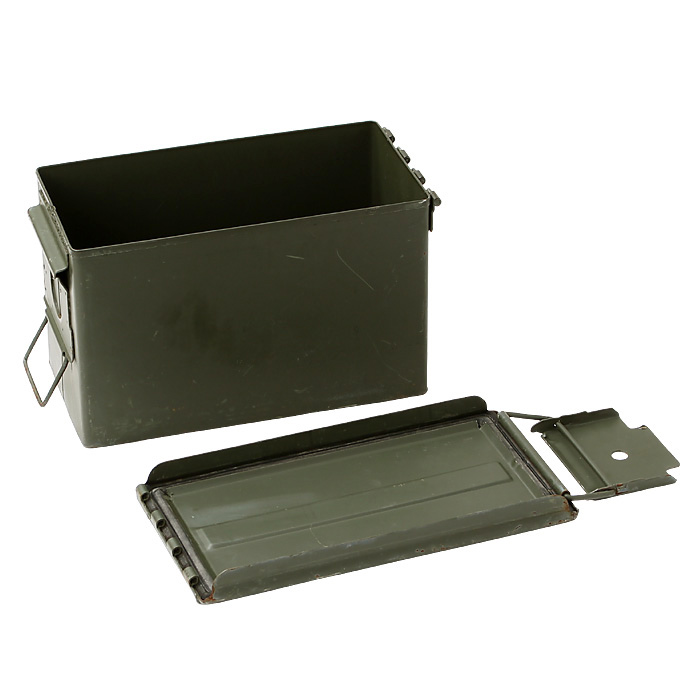 US(米軍)現用 50 Cal AMMO BOX(弾薬箱) M855 BALL弾用、ホワイト