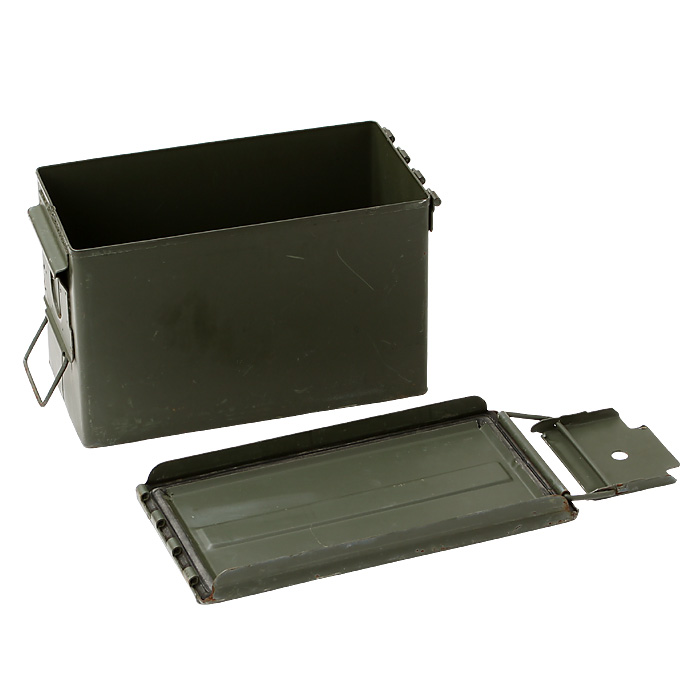 US(米軍)現用 AMMO BOX(弾薬箱)/5.56mm弾用/マーキング付/実物