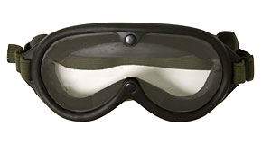 US(米軍) M44ダストゴーグル/スタンダード・ブラックフレームタイプ