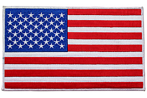 US FLAG�ѥå�/�緿������/������ɽ��ž夲/5 x 8(12.5 x 21cm)/����