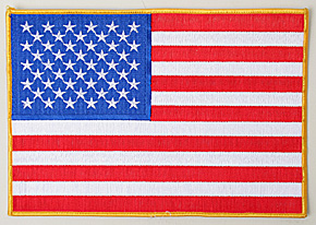 US FLAG�ѥå�/�磻�ɥ�����/������ɽ��ž夲/7 x 10(18 x 25.5cm)/����