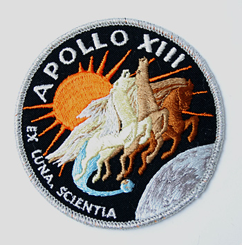 US 6070's NASA EX LUNA, SCIENTIA APOLLO XIII ѥå /9.7 cm/ʪ̤