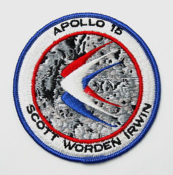US 60��70's NASA SCOTT WORDEN IRWIN APOLLO 15 �ѥå� /10.0 cm��/��ʪ��̤����