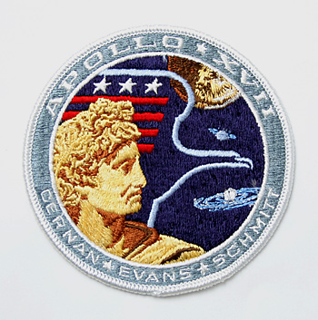 US 60��70's NASA CERNAN EVANS SCHMITT APOLLO XVII �ѥå� /10.2 cm��/��ʪ��̤����