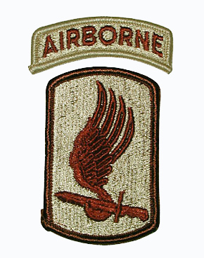 US ARMY ��173 ����ι�� ���ѥå�/AIRBORNE TAB��/�ǥ�����