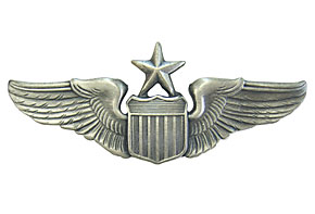 USAF/AAF(米空軍/陸軍航空隊)シニアパイロット章/シャツ用/メタル 