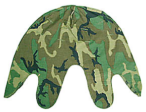 US(米軍) NAM戦 ERDL ブラウンリーフ カモ ヘルメットカバー