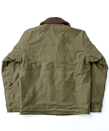 USN DECK JACKET N-1 KHAKI CONT. NXss 65913(98年復刻)/蔵出し・新品