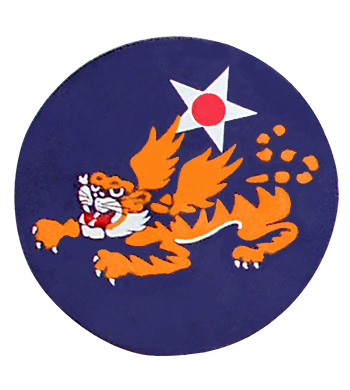 AAF Squadron Patch, Hand Painted, 14th Army Air Force