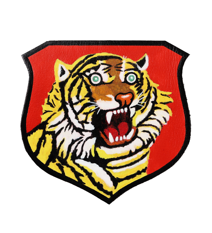 AAF Squadron Patch, Hand Painted, 37th Bombardment