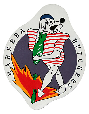 AAF Squadron Patch, Hand Painted, 403rd Bombardment