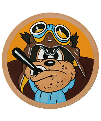 AAF Squadron Patch, Hand Painted, 603rd Bombardment