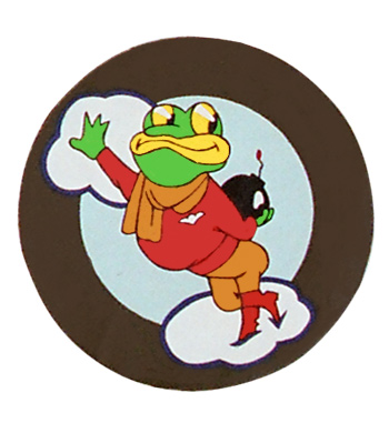 AAF Squadron Patch, Hand Painted, 559th Bombardment