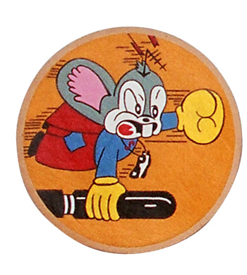 USN Squadron Patch, Hand Painted, VB-14