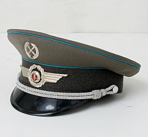 東ドイツ NVA(人民軍) LSK(空軍)制帽/将校用/実物・未使用