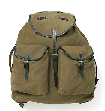 東ドイツ VoPo(人民警察) 50's カーキリュックサック/DAK(アフリカ軍団