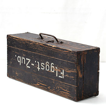 WWII ドイツ軍 LW Flggst.-Zub. 軍用木箱/実物・良の上