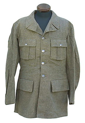 スウェーデン軍 WWII～50年代 M39 ウールジャケット/6ポケタイプ/実物