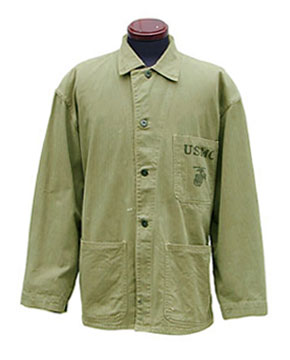 USMC WWII M-1941 OD HBT �桼�ƥ���ƥ��������㥱�å�/��ʪ���ɤξ�